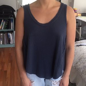 Blue tank top